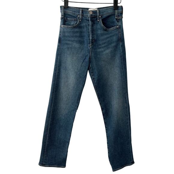 McGuire Denim Damn Fine Straight Leg High Rise Button Fly Jeans Size 26 - Picture 1 of 9